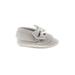 (Puzzles) Booties: Slip-on Wedge Casual Gray Print Shoes - Kids Girl's Size 11