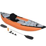 MKING Portable Recreational Touring Kayak Foldable Fishing Touring Kayaks Inflatable Kayak Set with Paddle & Air Pump Deluxe Extended Version Tandem 2 Person Kayak