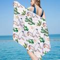 Yuwull Large Reversible Soft Microfiber Beach Towels and Kids Beach Towels Great for Pool Day Bedroom Decor and Camping Beach Towels Oversized Clearance