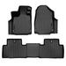 SMARTLINER Custom Fit All Weather Floor Mats 2 Row Liner Set Black Compatible With 2022-2023 Acura MDX