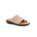 Extra Wide Width Women's Regina Sandal by Trotters in Beige (Size 8 WW)