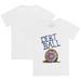 Toddler Tiny Turnip White Chicago Cubs Dirt Ball T-Shirt