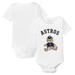 Infant Tiny Turnip White Houston Astros Teddy Boy Bodysuit