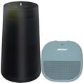 SoundLink Revolve Bluetooth Speaker Triple Black + Soundlink Micro Bluetooth Speaker Blue