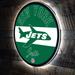 New York Jets 23" LED Retro Logo Round Wall Sign