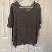 American Eagle Outfitters Tops | Loose Fitting American Eagle Soft & Sexy Tee | Color: Black/Gray | Size: S