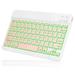 UX030 Lightweight Ergonomic Keyboard with Background RGB Light Multi Device slim Rechargeable Keyboard Bluetooth 5.1 and 2.4GHz Stable Connection Keyboard for Lenovo Legion Duel 2
