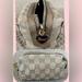 Gucci Bags | Authentic Y2k Vintage Gucci Brown Logo & Heart Gold Charm Zippered Makeup Bag | Color: Brown/Tan | Size: Os