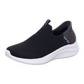 Skechers Women's, Slip-ins: Ultra Flex 3.0 - Smooth Step Sneaker - Wide Width Black 7 W