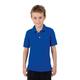 Poloshirt TRIGEMA "TRIGEMA in Piqué-Qualität" Gr. 152, blau (royal) Kinder Shirts Poloshirts