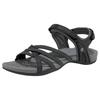 Sandale HI-TEC "SAVANNA II", Gr. 41, schwarz, Synthetik, Textil, sportlich, Schuhe, mit Klettverschluss