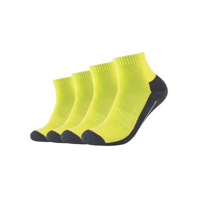 Sportsocken CAMANO "function", Damen, Gr. 35-38, grün (lime), Materialmix, uni und meliert, normal, Socken, mit entlastender Halbplüschsohle Image