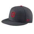 Men's Nike Gray Ohio State Buckeyes Aero True Baseball Performance Fitted Hat