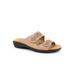 Wide Width Women's Ruthie Sandals by Trotters in Beige (Size 11 W)