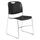 National Public Seating Armless Hi Tech Ultra Compact Stackable Chair Plastic/Metal in Black | 32.25 H x 20 W x 21.75 D in | Wayfair 8510