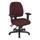 Symple Stuff Barth Task Chair Upholstered/Metal in Black/Brown | 34.25 H x 25 W x 25.5 D in | Wayfair A8906A3236C140B39B28918355E0CE1F