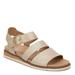 Dr. Scholl's Island Glow - Womens 6.5 Gold Sandal Medium