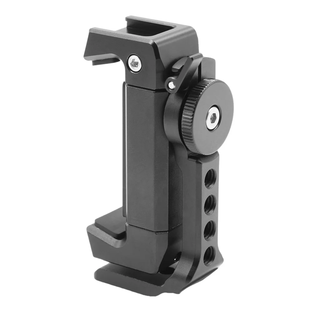 Adaptateur universel de montage sur trépied pour Smartphone, support de Clip pour téléphone, pince Mobile rotative à 360 degrés avec support de chaussure froide pour plaque de Type Arca