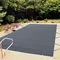 VEVOR Bâche à Bulle Piscine Hivernage, Anthracite en PVC 650-680 g/m² Couverture Solaire Piscine