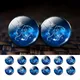 Boutons de manchette en alliage de verre signes du zodiaque 12 Constellations accessoires de