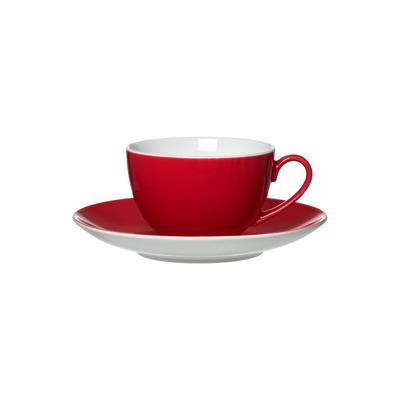 Ritzenhoff & Breker Doppio Kaffeetasse mit Untertasse Rot Image