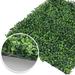 FashionSecretsLLC High density artificial boxwood grass privacy screen fence decoration Resin/Plastic in Green | 36 H x 20 W x 20 D in | Wayfair