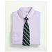 Brooks Brothers Men's Stretch Supima Cotton Non-Iron Pinpoint Oxford Button-Down Collar Dress Shirt | Lavender | Size 15 32