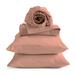 Eider & Ivory™ Cliffcrest 300 Thread Count Cotton Blend Sateen Sheet Set Cotton in Pink | Full/Double | Wayfair 296D36C976D24FCC811F602B302452E2