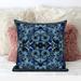 Bungalow Rose Square Indoor/Outdoor Pillow Cover & Insert Polyester/Polyfill blend in White/Black | 26 H x 26 W x 5 D in | Wayfair