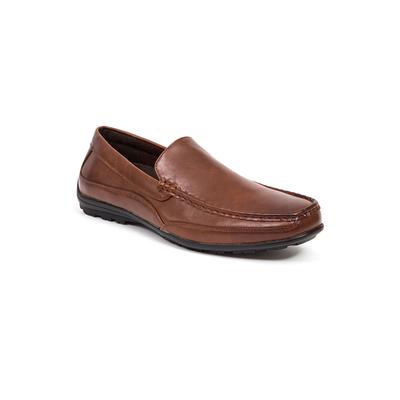 Wide Width Men's Deer Stags®Slip-On Driving Moc Loafers by Deer Stags in Brown (Size 9 W)