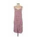 Gap Casual Dress - Slip dress: Pink Acid Wash Print Dresses - Women's Size X-Small