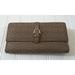 Coach Bags | Coach Signature Buckle Trifold Full Size Wallet Brown | Color: Brown | Size: Os
