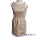 Anthropologie Dresses | Euc Anthro Others Follow Sheep Sleeveless Dress | Color: Cream/Gold | Size: S