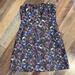 American Eagle Outfitters Dresses | American Eagle Dress Woman’s 2 Strapless Purple And Blue Floral Euc Formal Prom | Color: Blue/Purple | Size: 2