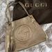 Gucci Bags | Gucci Soho Black Pebbled Leather Tassel Medium Chain Shoulder Bag Handbag Purse | Color: Black | Size: Os