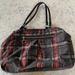 Coach Bags | Canvas Plaid Coach Tote Bag | Color: Black/Red | Size: See Description