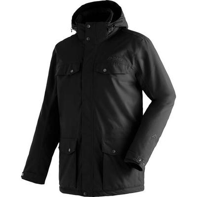 MAIER SPORTS Herren Funktionsjacke KNUTH He-Jacke mTEX, Größe 52 in Schwarz