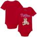 Infant Tiny Turnip Red Philadelphia Phillies Teddy Boy Bodysuit