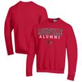 Men's Champion Red Louisville Cardinals Alumni Logo Pullover Sweatshirt