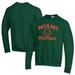 Men's Champion Green Miami Hurricanes Volleyball Icon Pullover Sweatshirt