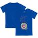 Toddler Tiny Turnip Royal Chicago Cubs Spit Ball T-Shirt
