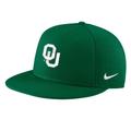 Men's Nike Green Oklahoma Sooners Aero True Baseball Performance Fitted Hat
