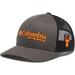 Men's Columbia Charcoal/Black Logo Mesh Snapback Hat