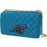 Women's Cuce Carolina Panthers Velvet Team Color Bag