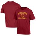 Men's Champion Cardinal USC Trojans Volleyball Icon T-Shirt
