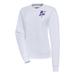 Women's Antigua White Philadelphia Stars Victory Crewneck Pullover Sweatshirt