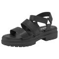 Sandale TIMBERLAND "London Vibe 3 bands" Gr. 37, schwarz Schuhe Sandale Sportliche Sandalen