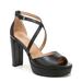 Naturalizer Melody - Womens 10 Black Sandal Medium