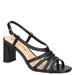 Bella Vita Gretta - Womens 8.5 Black Sandal W2