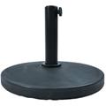 MaxxGarden Pied de parasol - Pied de Parasol Balcon - Béton - 12 kg - Noir - black